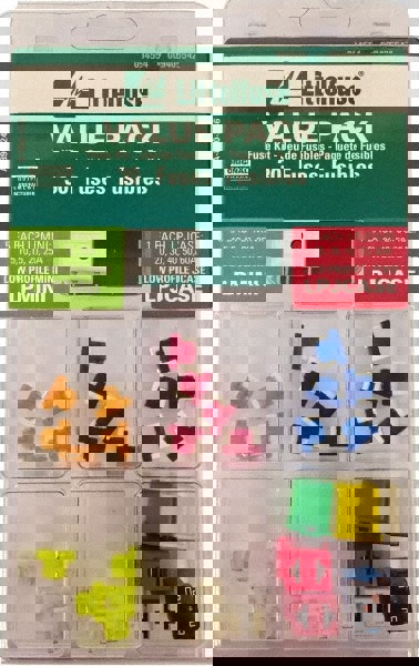 Fuse Service Kits; Compatible Fuse Class: ATO ; Includes: 5 each Low Profile Mini and 1 each Low Profile JCase of 5, 10, 15, 20, 25, 30, 40, 50, and 60 amps ; Fuse Type: OEM ; UNSPSC Code: 39121600